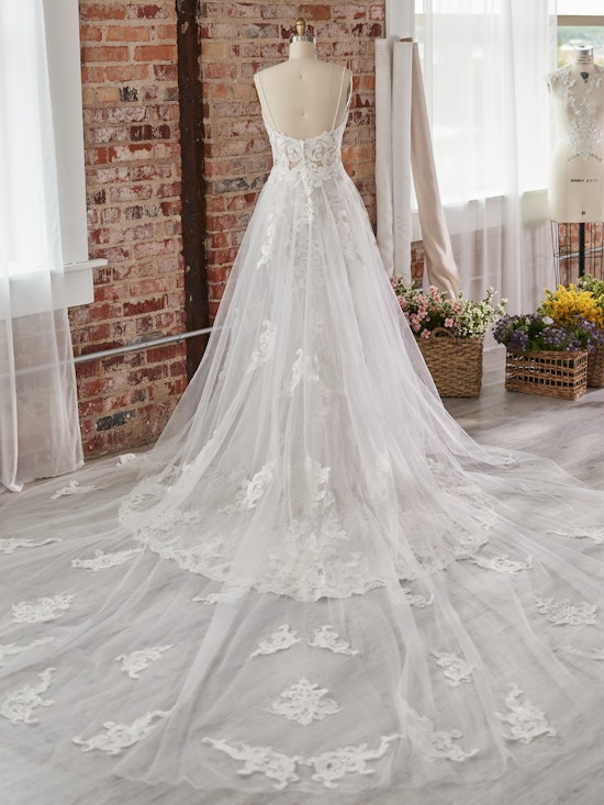 Maggie Sottero Wedding Dress Tuscany Detachable Train YYDTA+08MS794000 Alt104