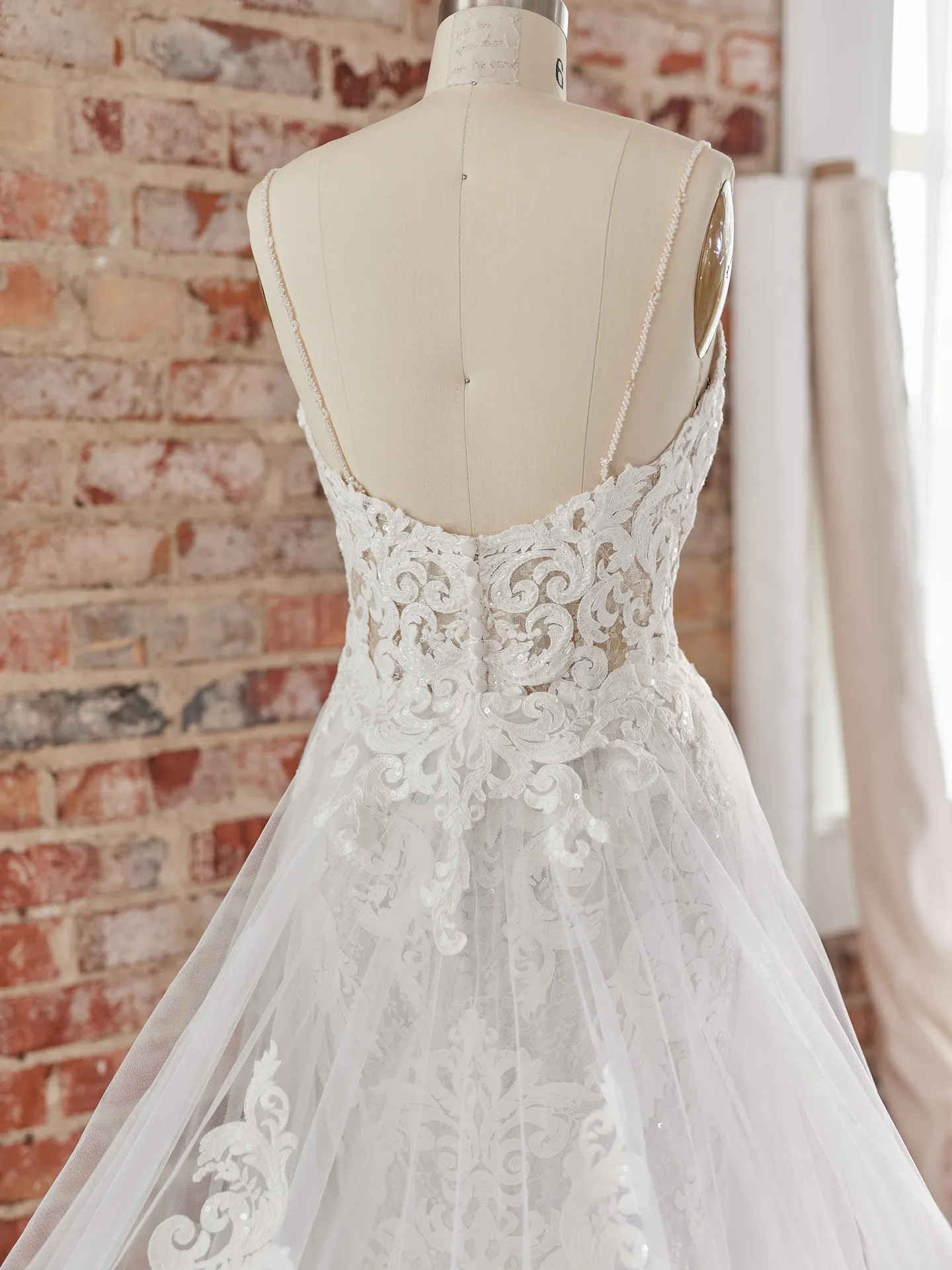 Maggie Sottero Wedding Dress Tuscany Royale Detachable Train YYDTA+21MS347000 Alt103