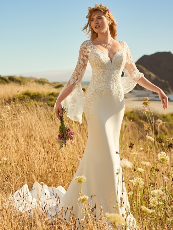 Rebecca Ingram Wedding-Long-Bell-Sleeves Fleur YYDSB+22RK540000 Alt1