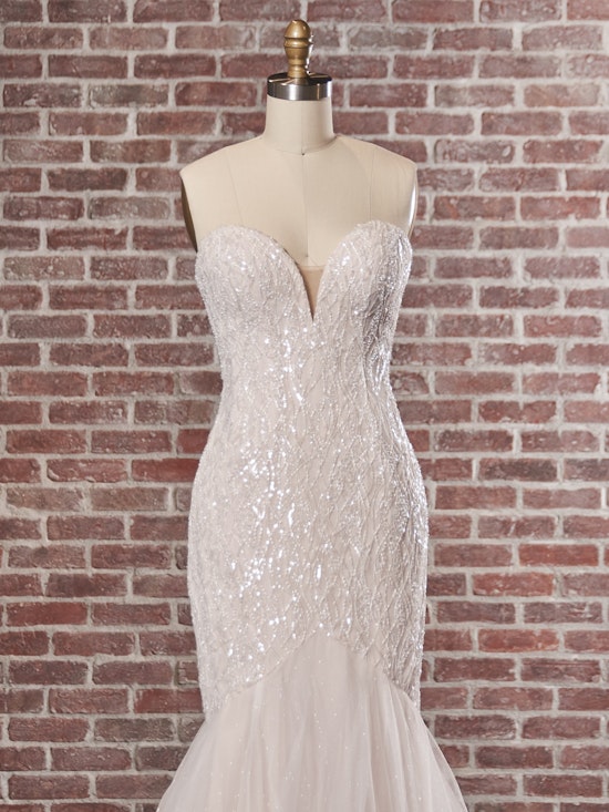 Rebecca Ingram Fit-and-Flare-Wedding-Dress Aretha 22RK577 Color2