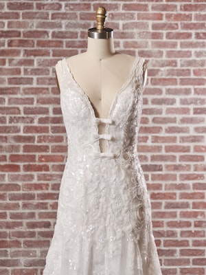 Sottero and Midgley A-Line-Wedding-Dress Brynn 22SK007 Color1
