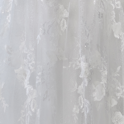 Greer Sparkly Modern A-line Wedding Dress | Maggie Sottero