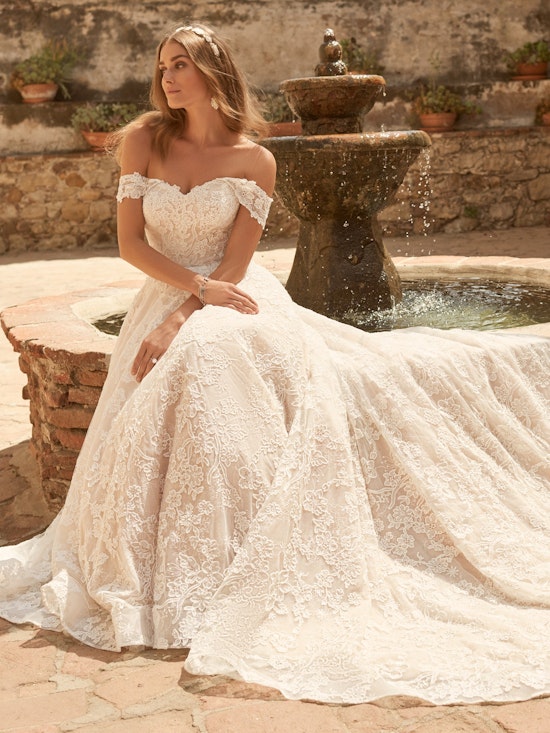 Maggie Sottero A-Line-Wedding-Dress Alessandra 22MK542 Main