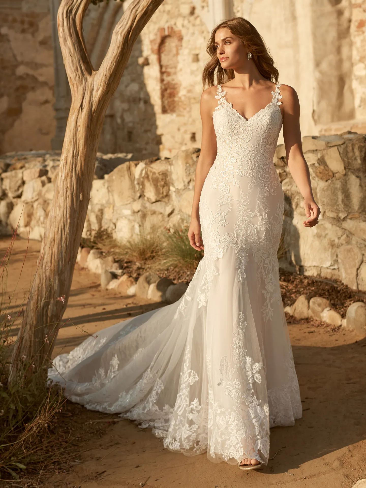 Maggie Sottero Fit-and-Flare-Wedding-Dress Canberra 22MK003 Alt1