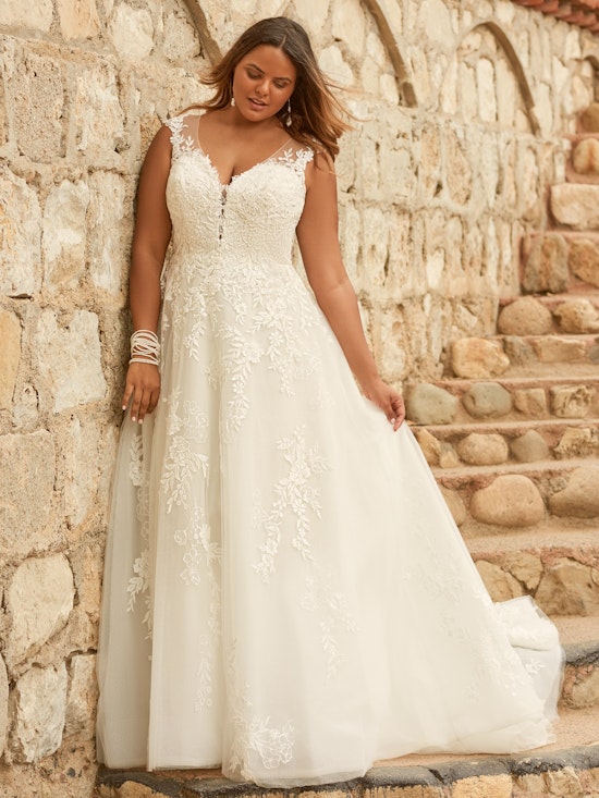 Maggie Sottero A-Line-Wedding-Dress Diana 22MW506 Alt6