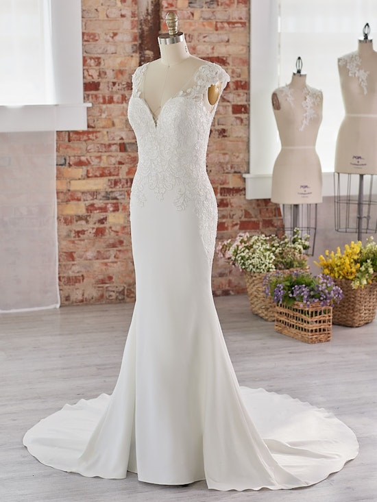 Rebecca Ingram Mermaid-Wedding-Dress Fleur Lynette 22RK540B Alt101