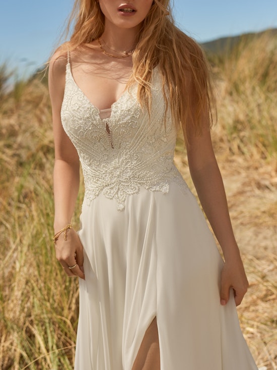 Rebecca Ingram A-Line-Wedding-Dress Alexis Lynette 22RK521B Alt1