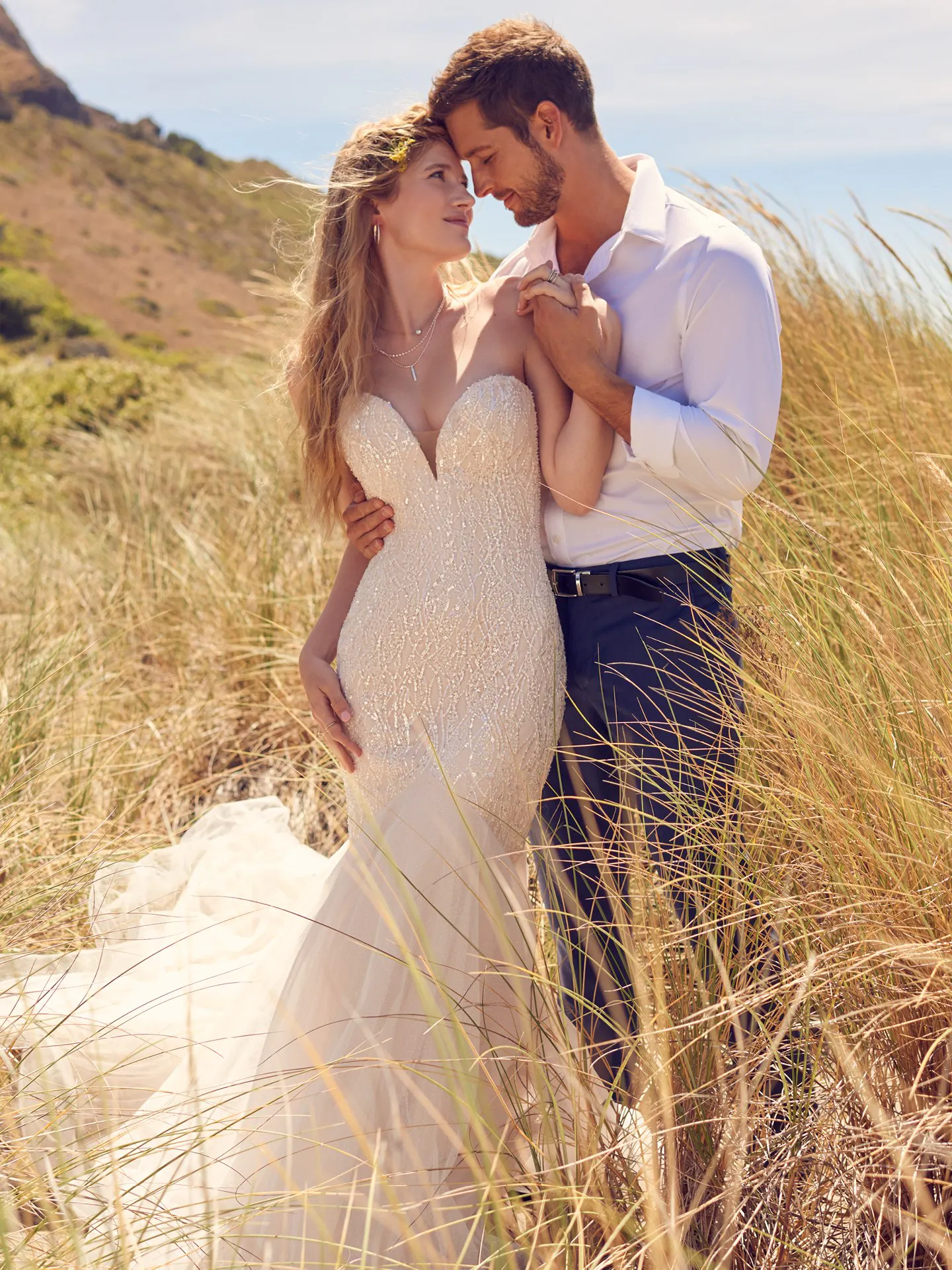Rebecca Ingram Fit-and-Flare-Wedding-Dress Aretha 22RK577 Alt3