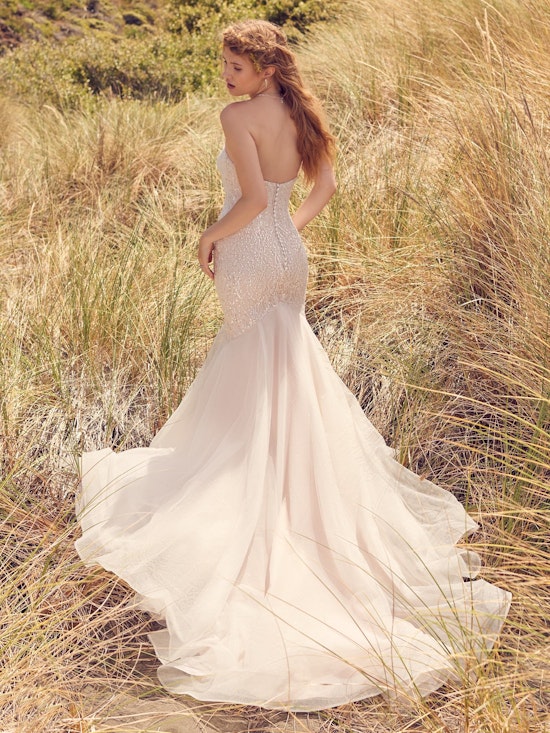 Rebecca Ingram Fit-and-Flare-Wedding-Dress Aretha 22RK577 Alt5