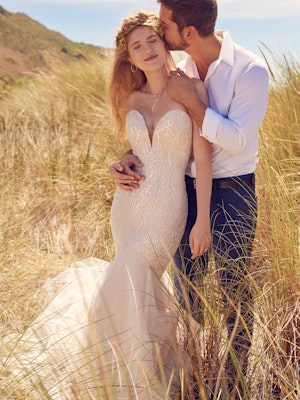 Rebecca Ingram Fit-and-Flare-Wedding-Dress Aretha 22RK577 Main