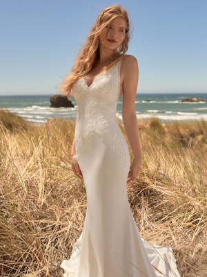 Rebecca Ingram Sheath-Wedding-Dress Calista Lynette 22RK588B Main