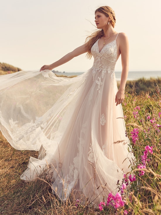 Rebecca Ingram A-Line-Wedding-Dress Dahlia Lynette 22RT538B Alt4