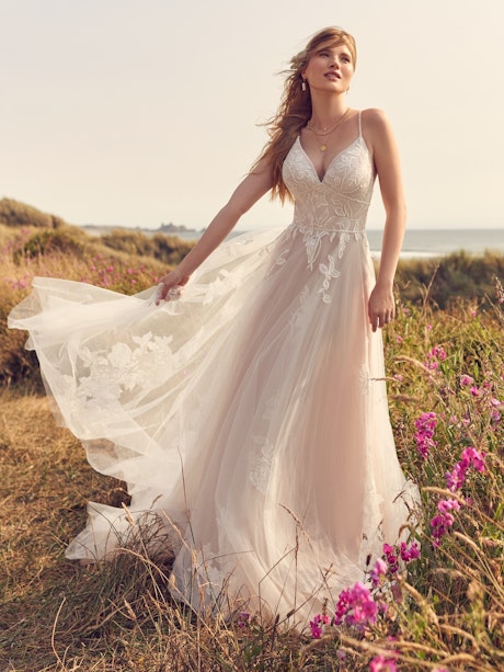 Rebecca Ingram A-Line-Wedding-Dress Dahlia Lynette 22RT538B Main