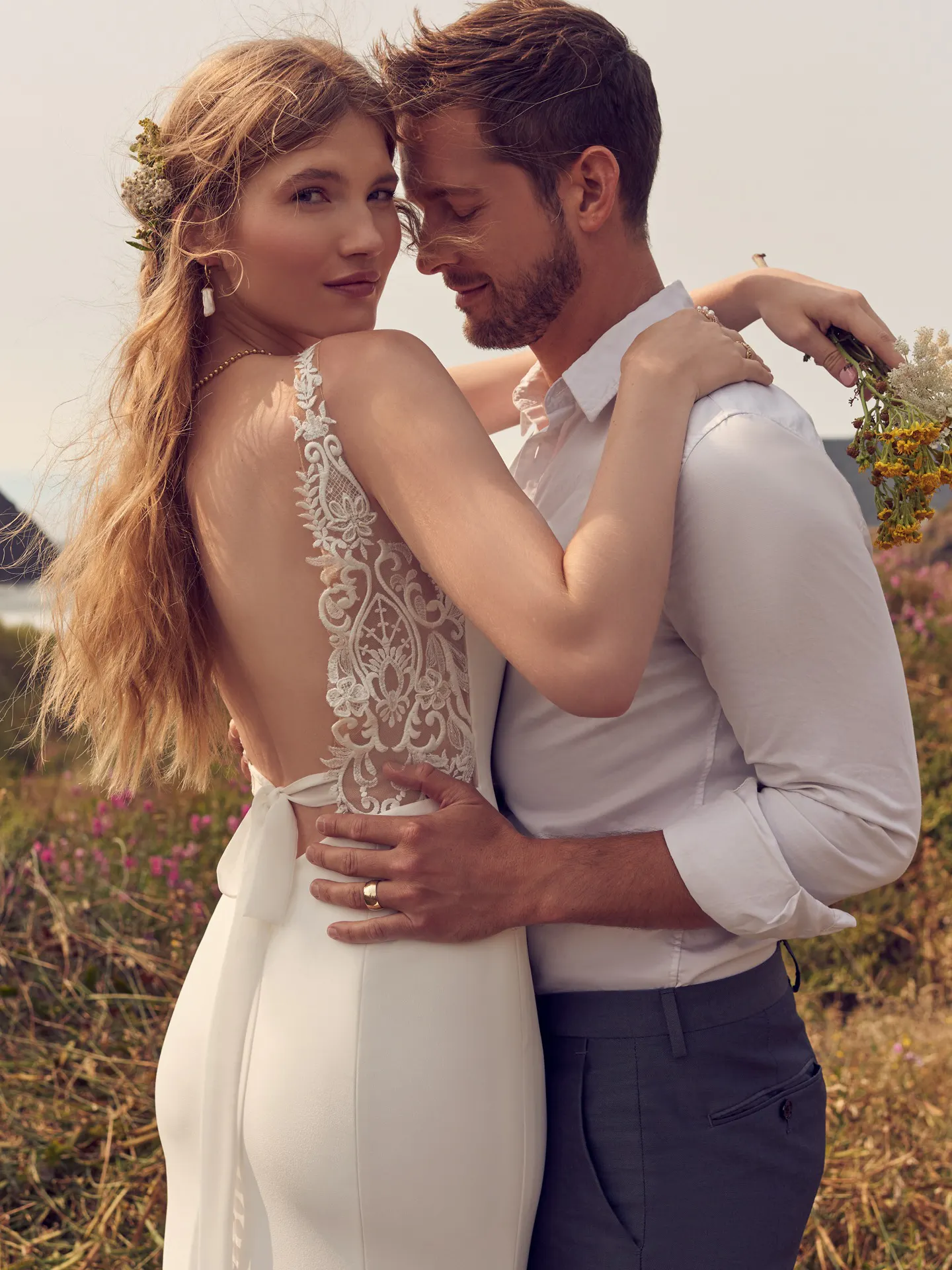 Rebecca Ingram Fit-and-Flare-Wedding-Dress Emerald 22RW568 Main
