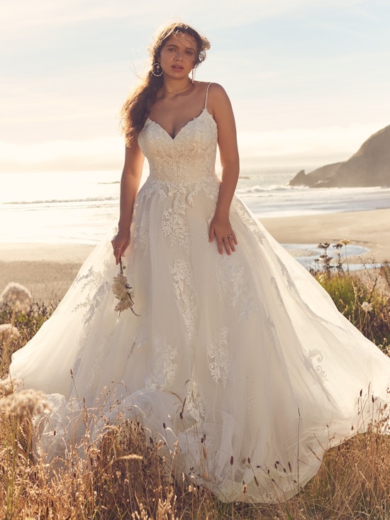 Rebecca Ingram A-Line-Wedding-Dress Evora 22RN541 Alt1