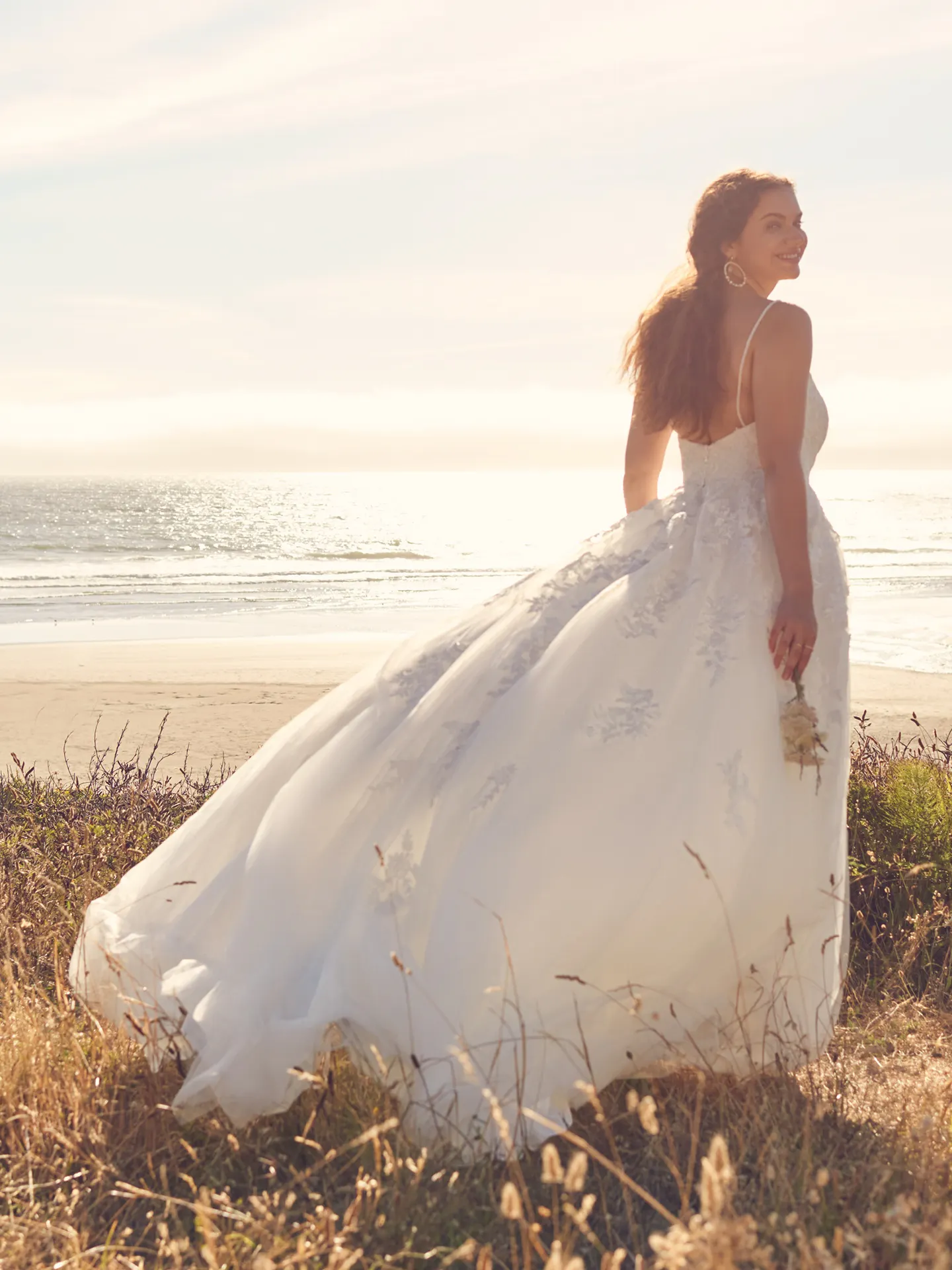 Rebecca Ingram A-Line-Wedding-Dress Evora 22RN541 Alt4