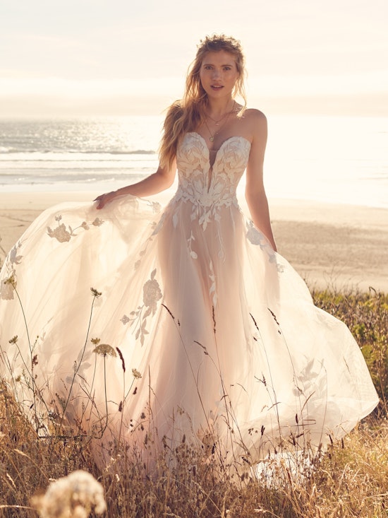 Rebecca Ingram A-Line-Wedding-Gown Hattie Lane 22RT517 Alt1