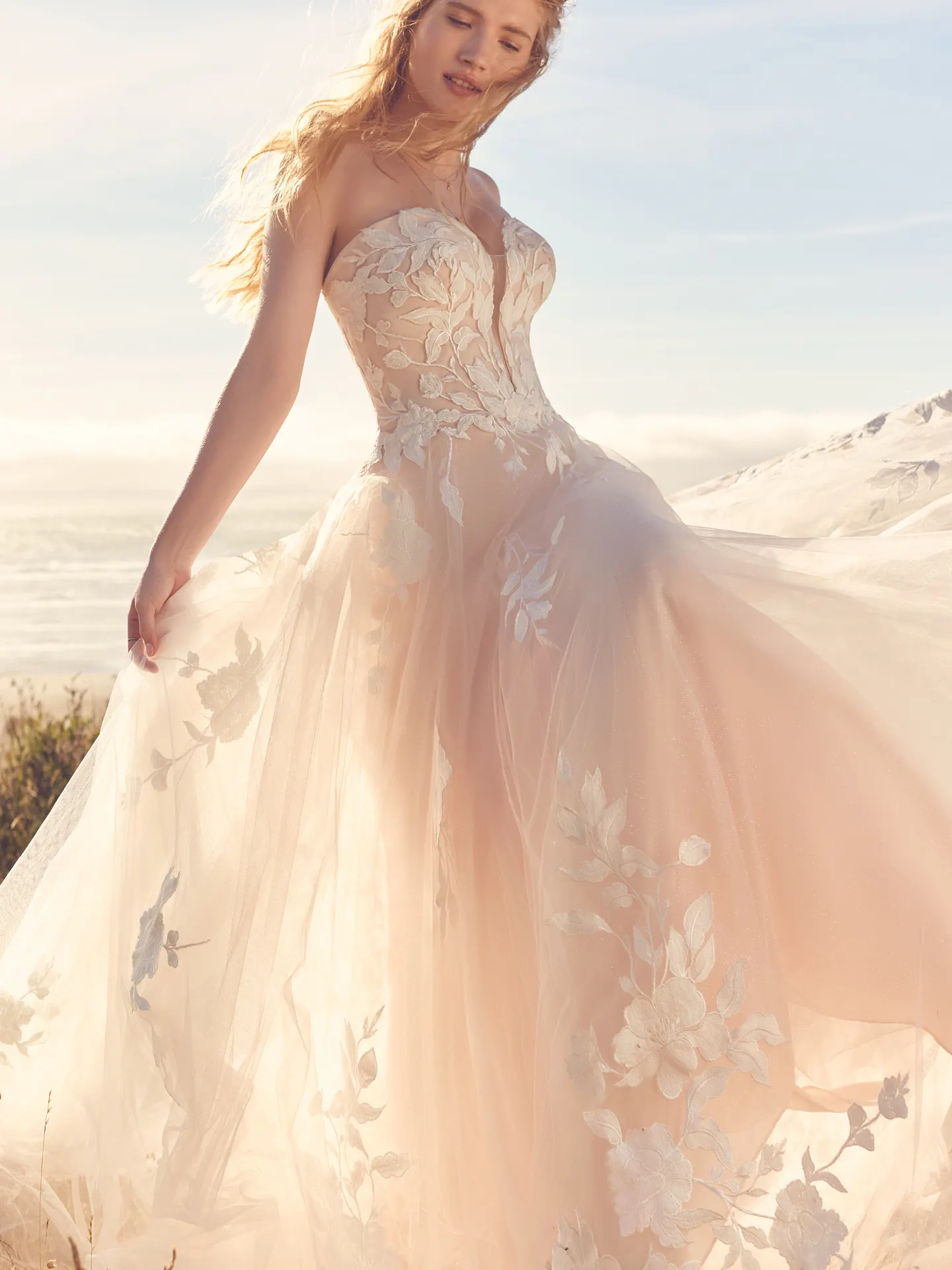 Rebecca Ingram A-Line-Wedding-Gown Hattie Lane 22RT517 Main