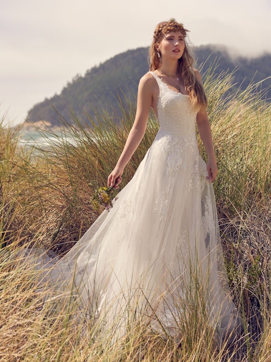 Rebecca Ingram A-Line-Wedding-Gown Kavita Lynette 22RT589B Alt1