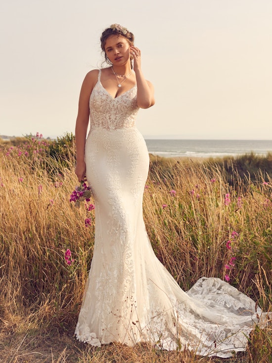 Rebecca Ingram Sheath-Wedding-Dress Larkin 22RW590 Main