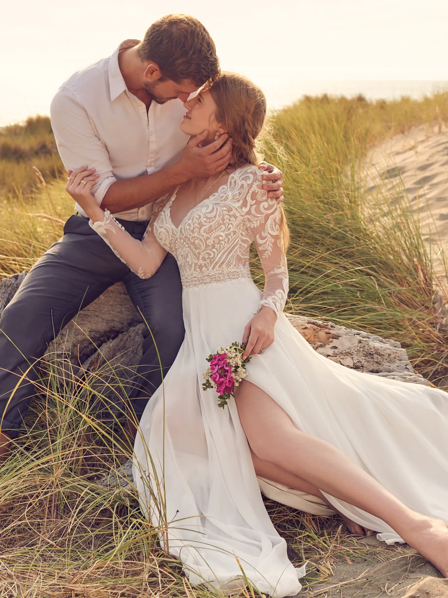 Rebecca Ingram Sheath-Wedding-Dress Lorraine Dawn 22RS586 Alt1
