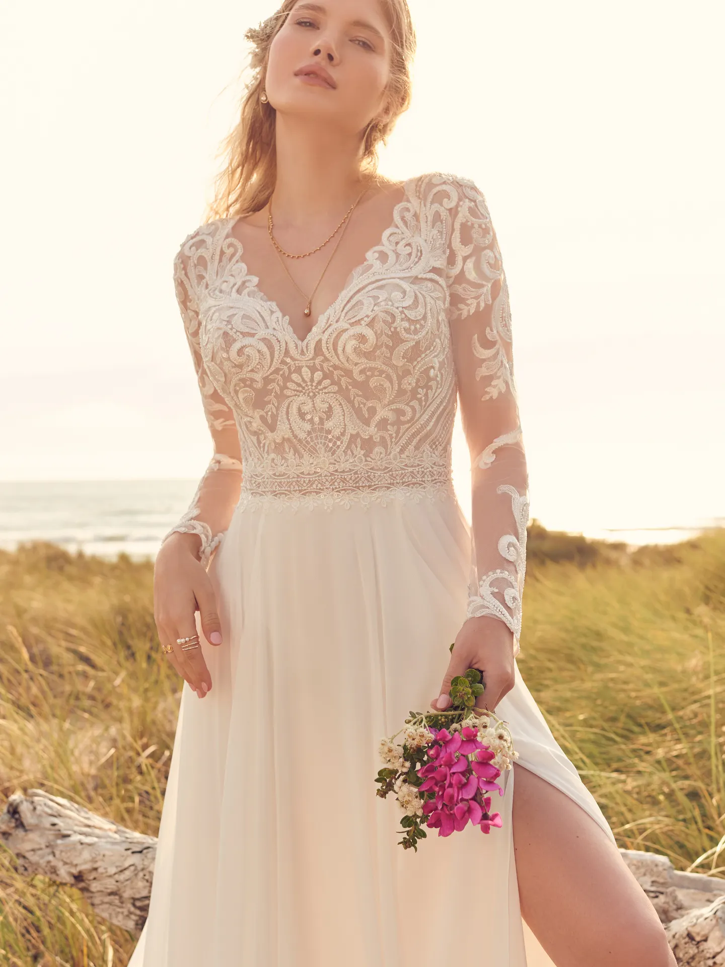 Rebecca Ingram Sheath-Wedding-Dress Lorraine Dawn 22RS586 Main