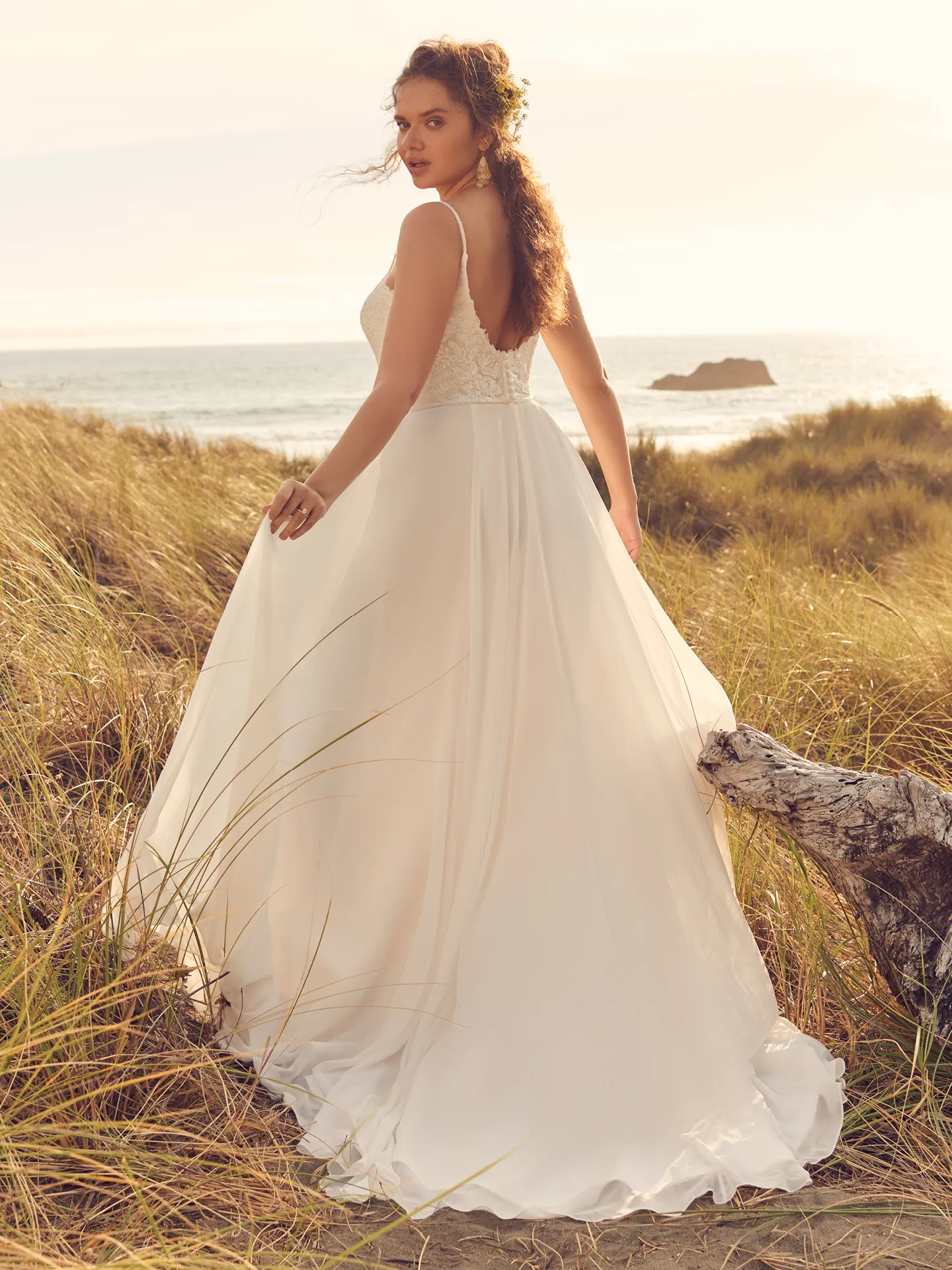 Rebecca Ingram A-Line-Wedding-Dress Marta Lynette 22RS501B Alt2