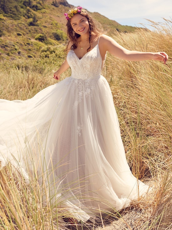 Rebecca Ingram A-Line-Wedding-Dress Nakara 22RC573 Alt2