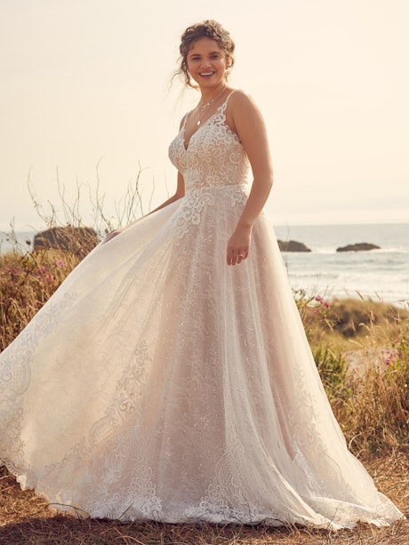 Rebecca Ingram A-Line-Wedding-Dress Shauna 22RK526 Main