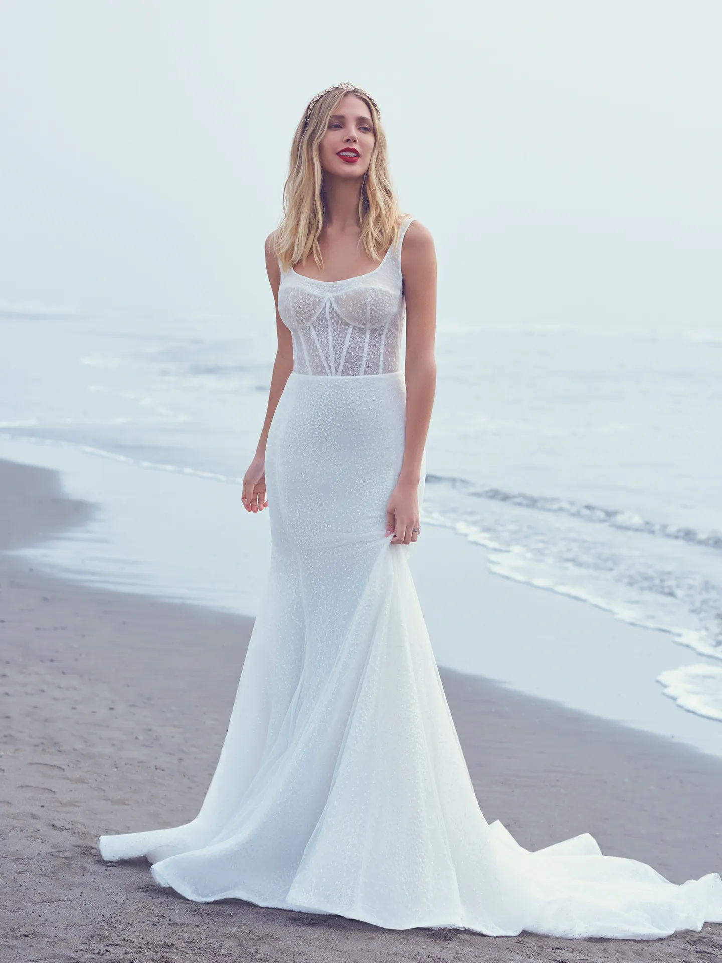 Sottero and Midgley Fit-and-Flare-Wedding-Dress Aerona 22SZ547 Alt1