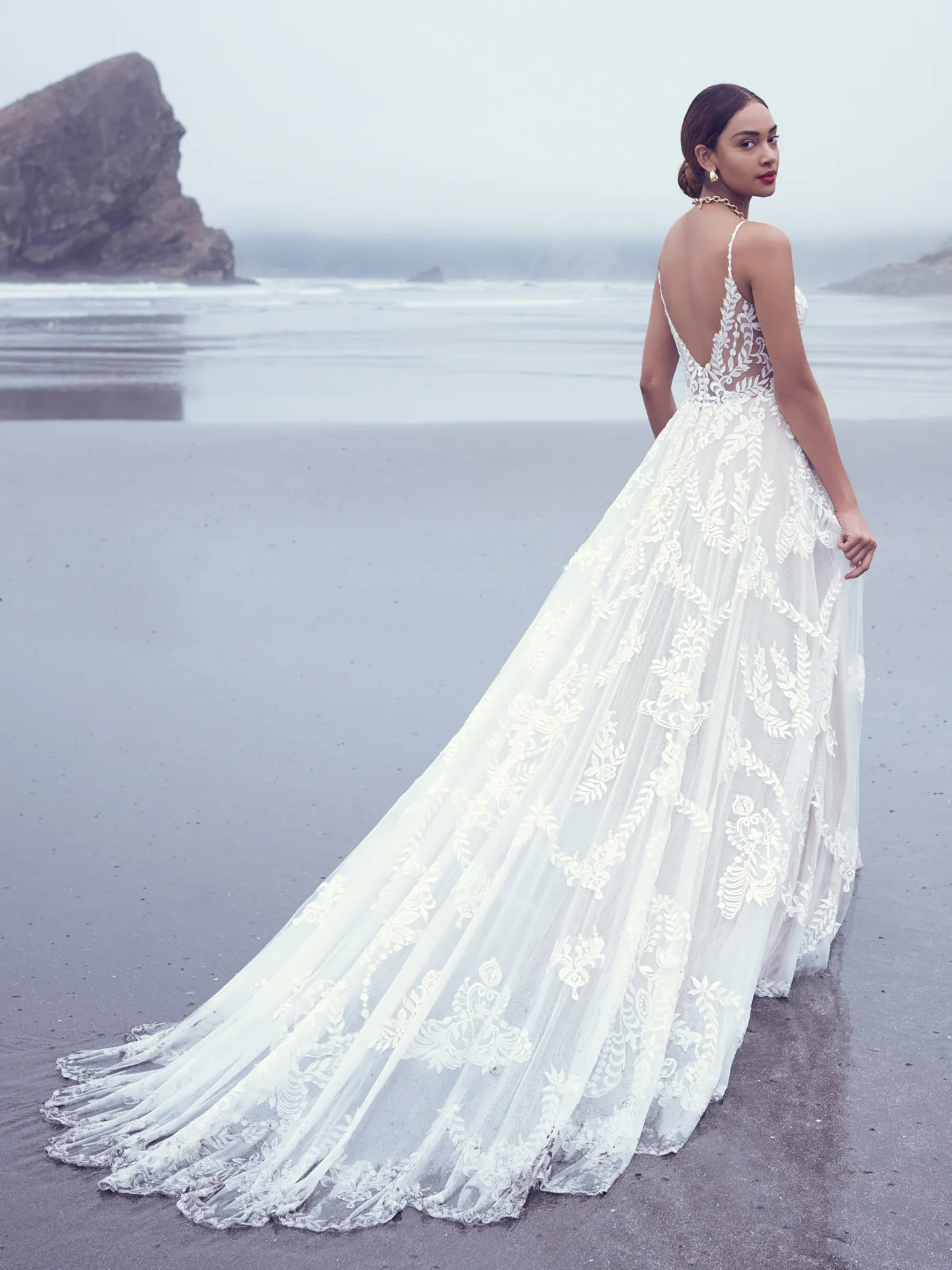 Sottero and Midgley A-Line-Wedding-Dress Brooklyn 22SK005 Alt9