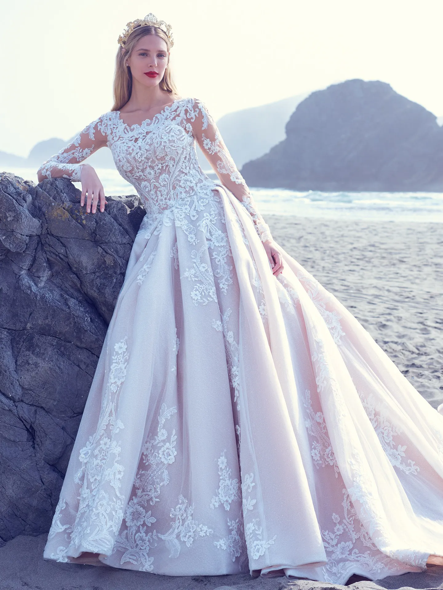 Sottero and Midgley Ballgown-Wedding-Dress Norvinia Lynette 22SZ009B Alt1
