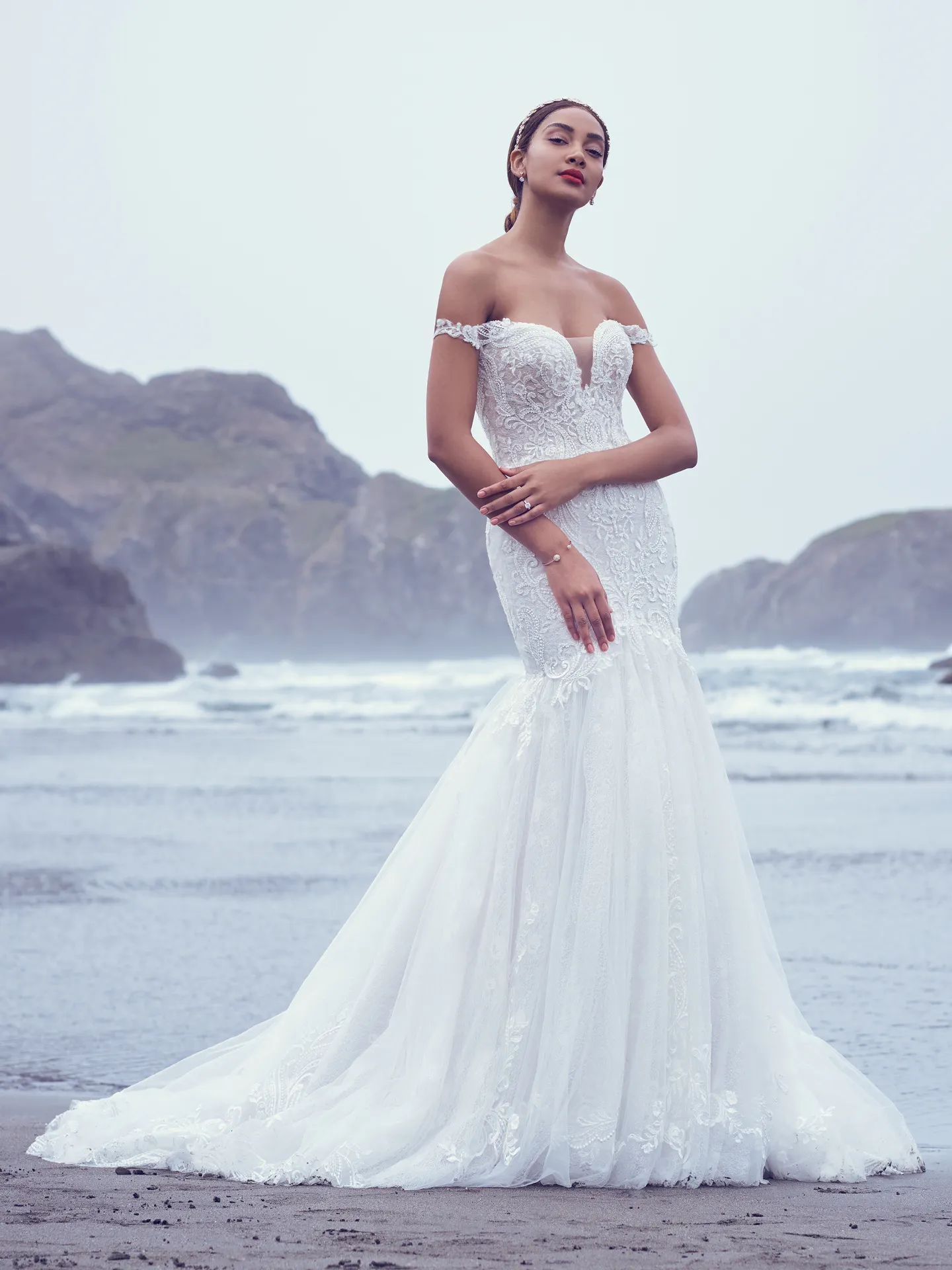 Sottero and Midgley Fit-and-Flare-Wedding-Dress Simone 22SC580 Alt4