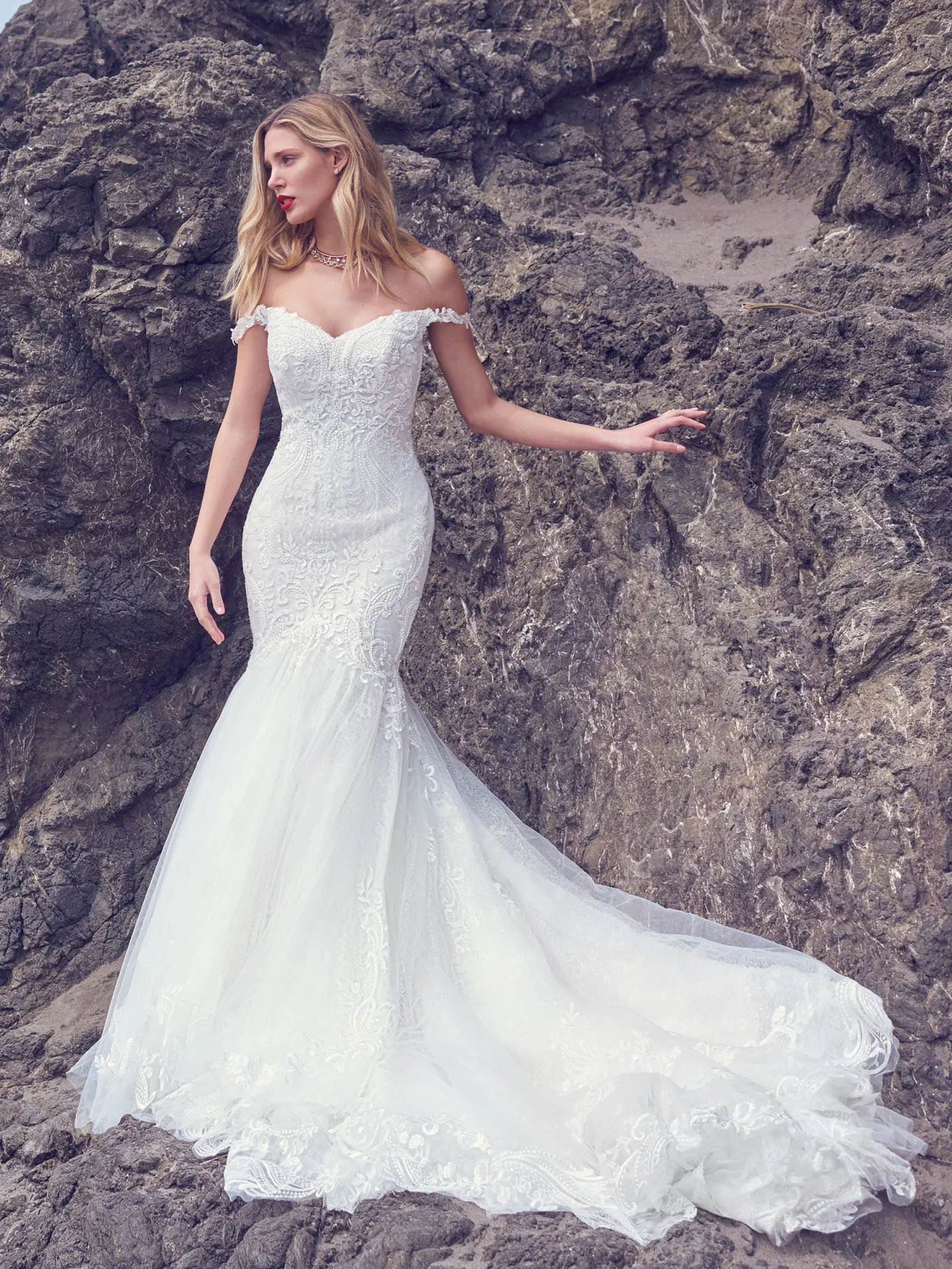 Sottero and Midgley Fit-and-Flare-Wedding-Dress Simone Lynette 22SC580C Alt1
