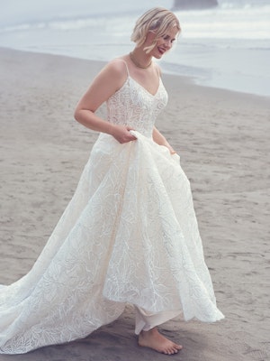 Sottero and Midgley A-Line-Wedding-Dress Vance 22SK509 Main