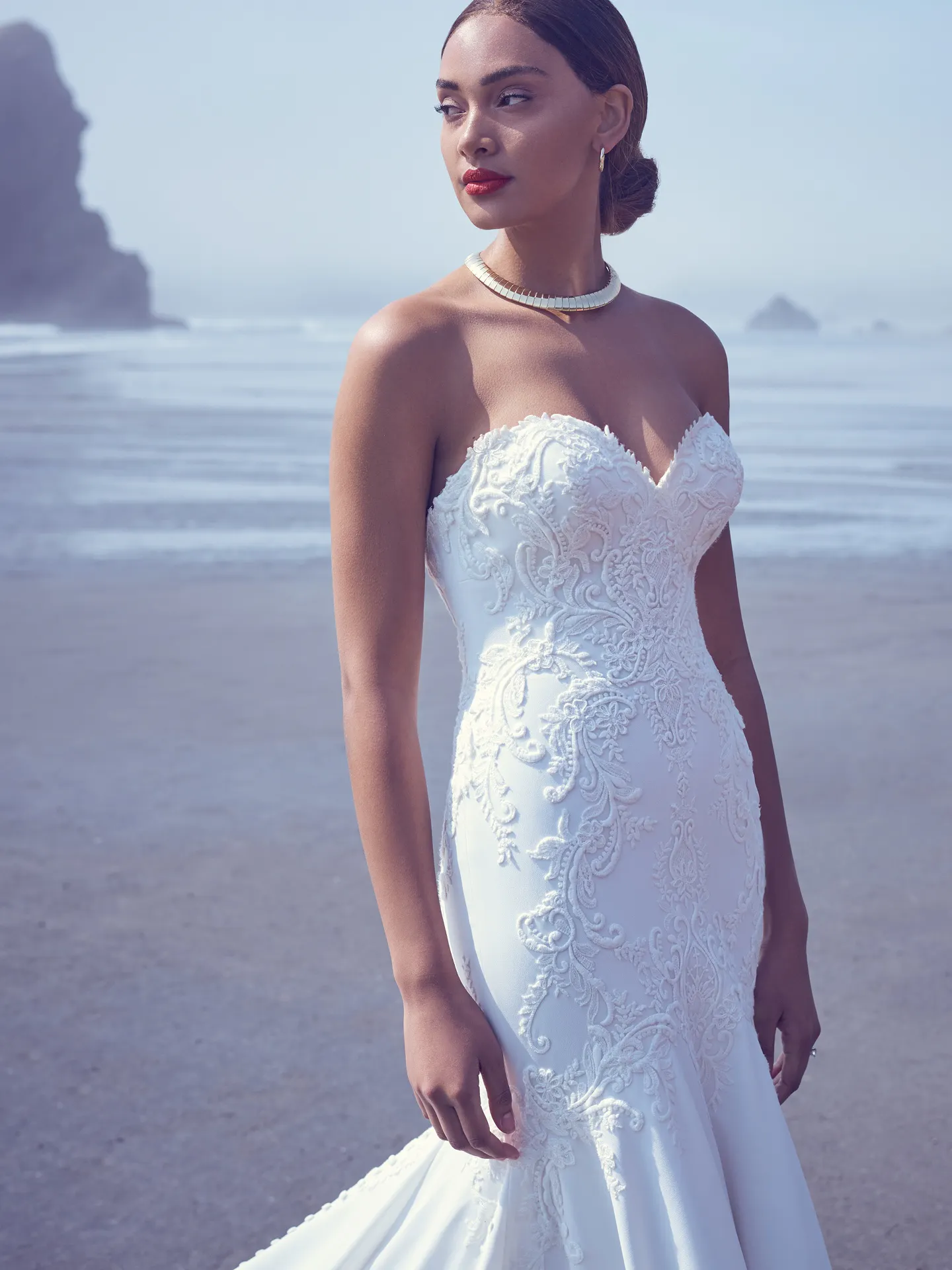 Sottero and Midgley Fit-and-Flare-Wedding-Gown Weston 22SW578 Main