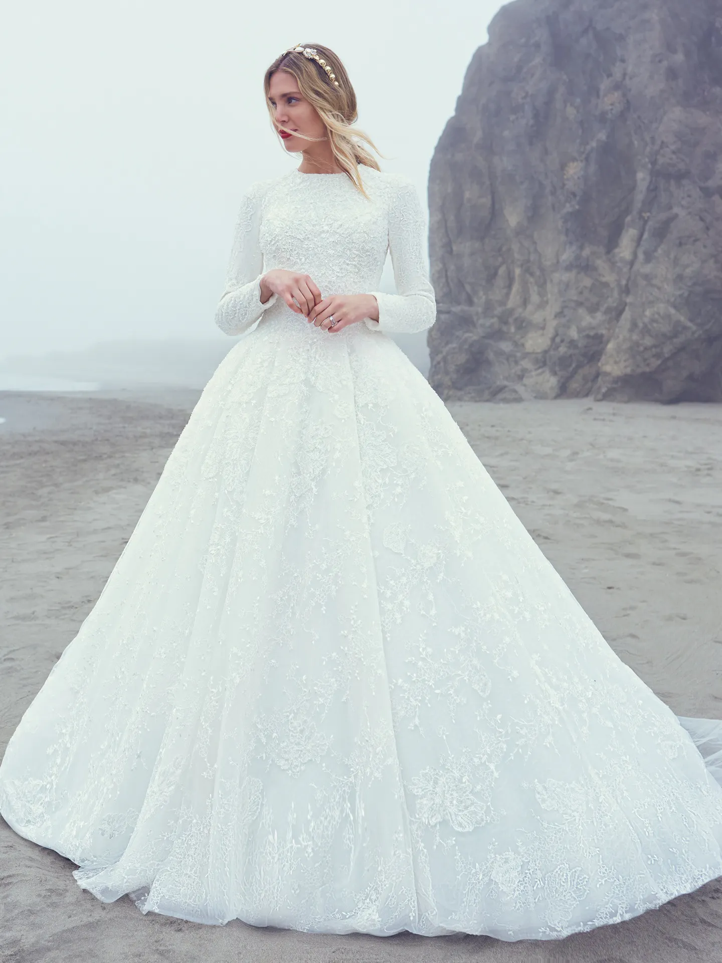 Sottero and Midgley Modest-Wedding-Dress Zartasha Leigh 21SV864B Main