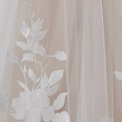 Hattie Lane Dreamy Floral A-line Bridal Gown | Rebecca Ingram