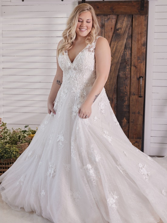 Maggie Sottero Ball gown Wedding Dress Curve Meryl Lynette 7MS339MC Alt5