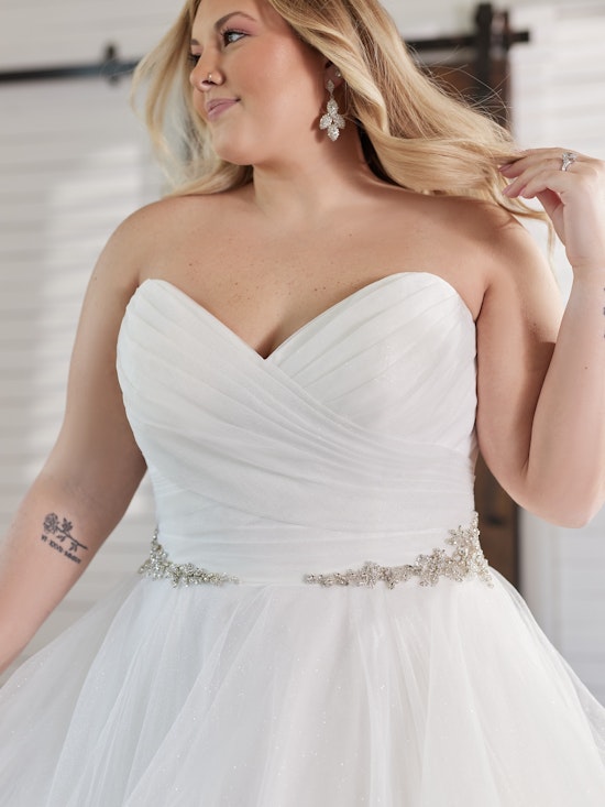 Maggie Sottero Ball gown Wedding Dress Curve Yasmin 20MS199 Alt5