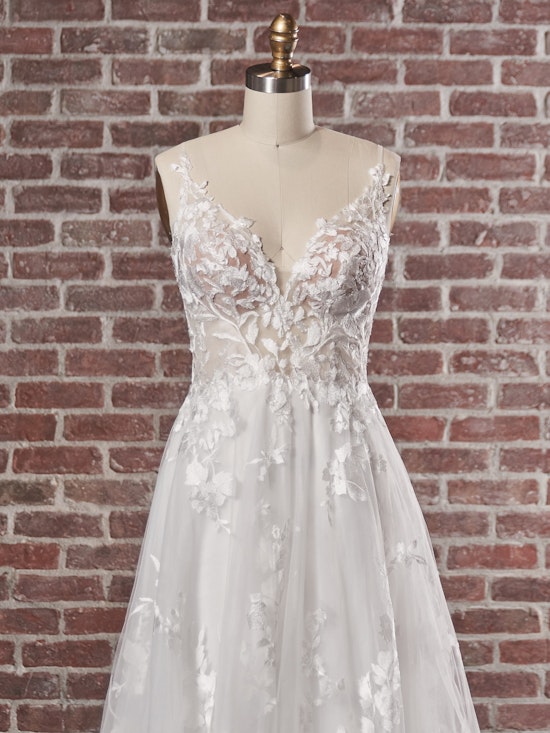 Winter Whimsical Lace A-line Wedding Gown | Maggie Sottero