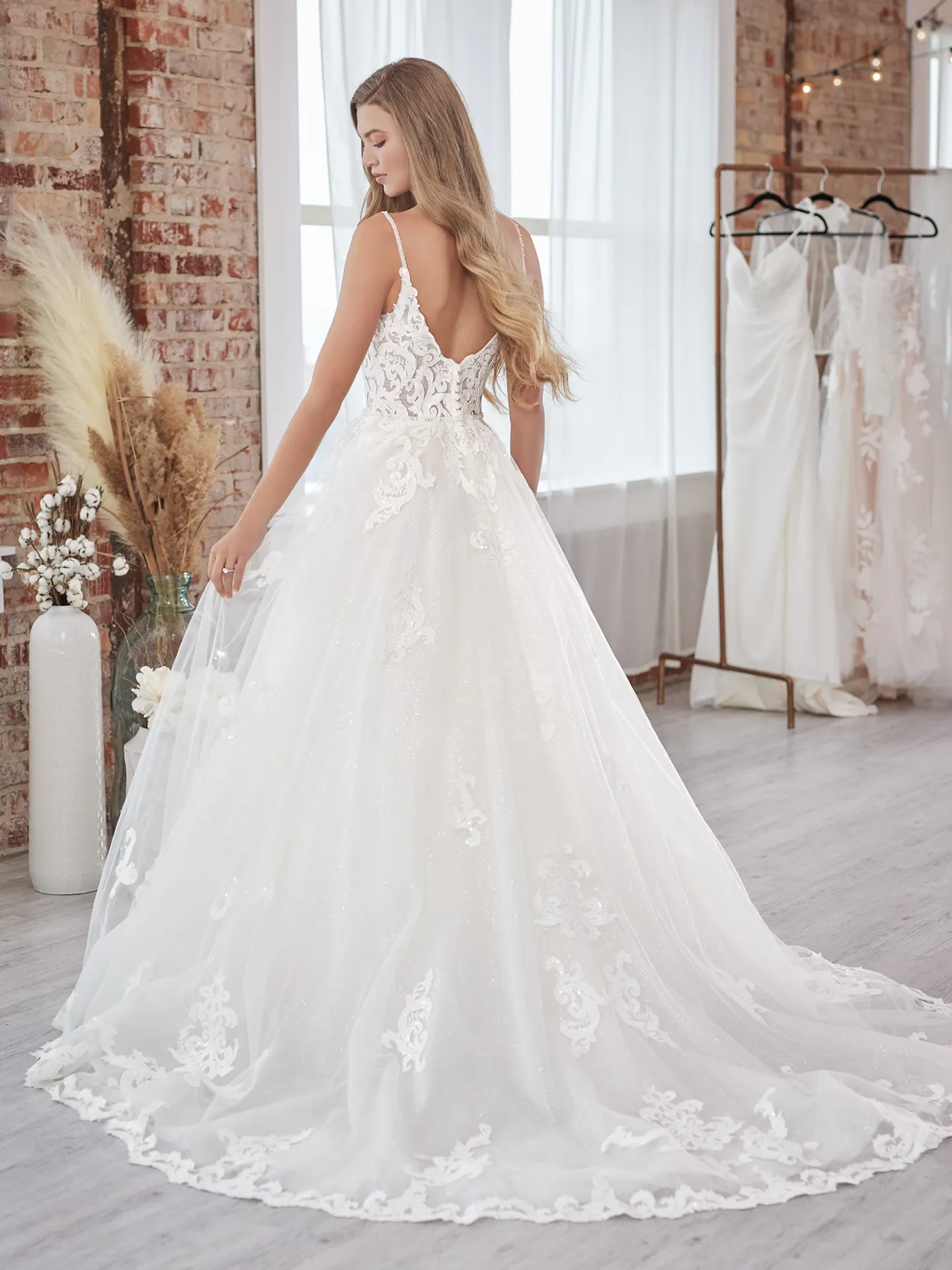 Maggie Sottero A Line Ball Gown Wedding Dress Florence 22MS904A01 Alt4