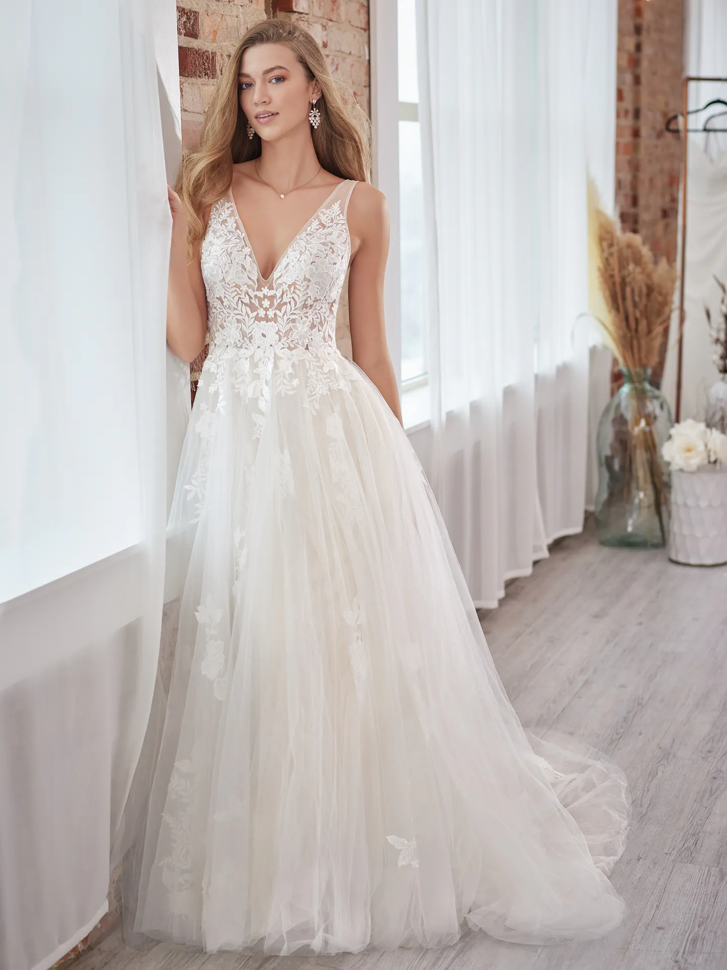 Maggie Sottero A Line Wedding Dress Greenley Lane 22MT935A01 Alt1