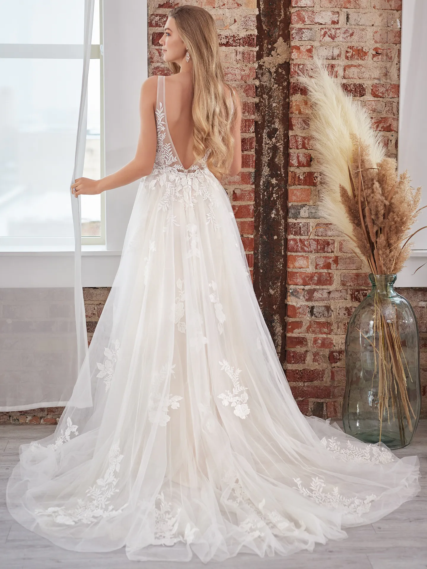 Maggie Sottero A Line Wedding Dress Greenley Lane 22MT935A01 Alt3