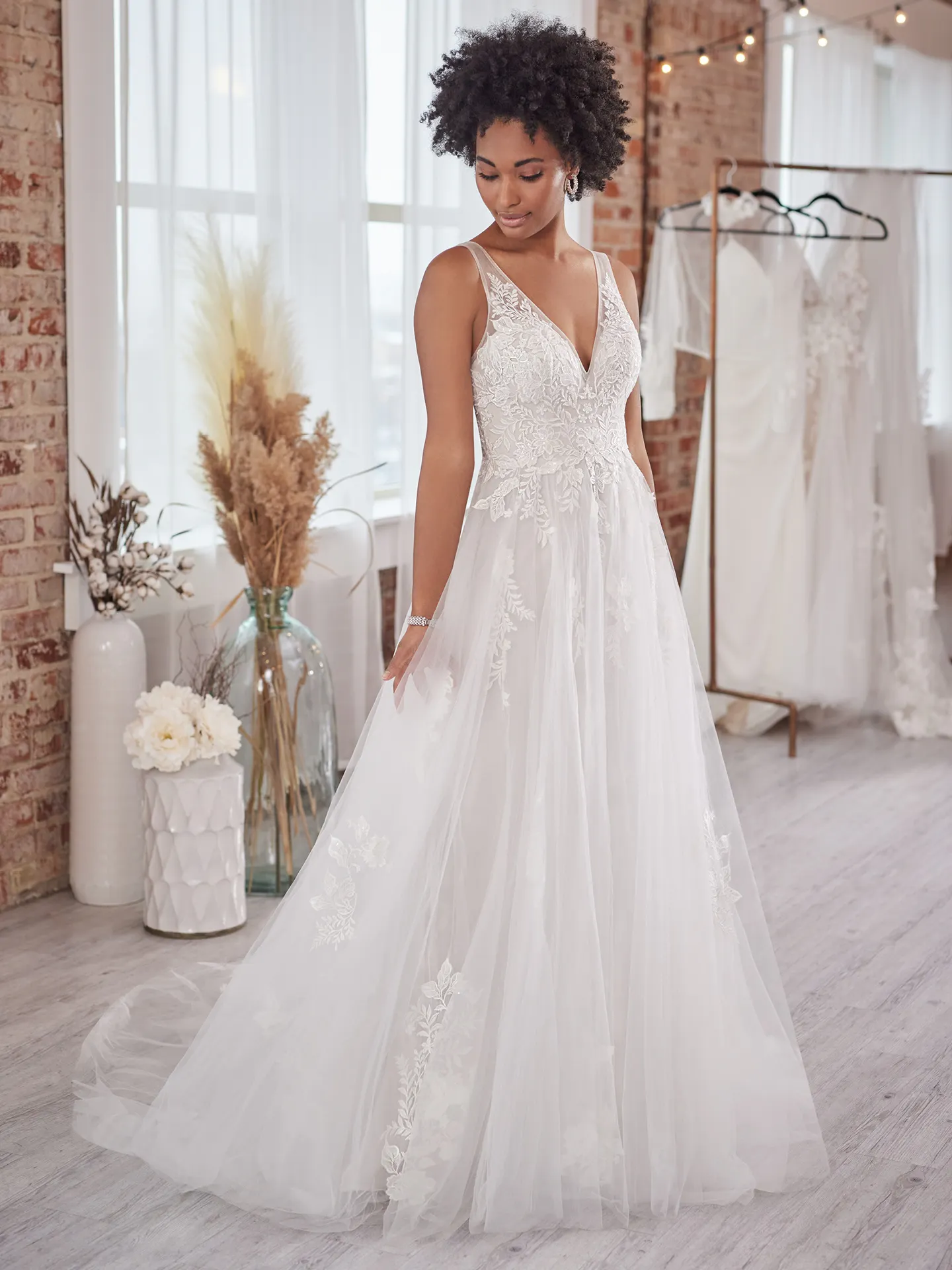 Maggie Sottero A Line Wedding Dress Greenley Lane 22MT935B01 Alt1