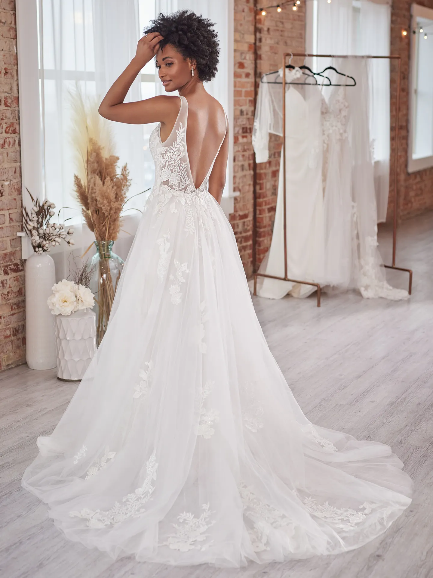Maggie Sottero A Line Wedding Dress Greenley Lane 22MT935B01 Alt3