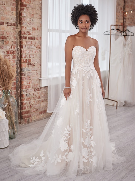 Rebecca Ingram A Line Wedding Dress Hattie Lane Lynette Marie 22RT517B02 Alt1