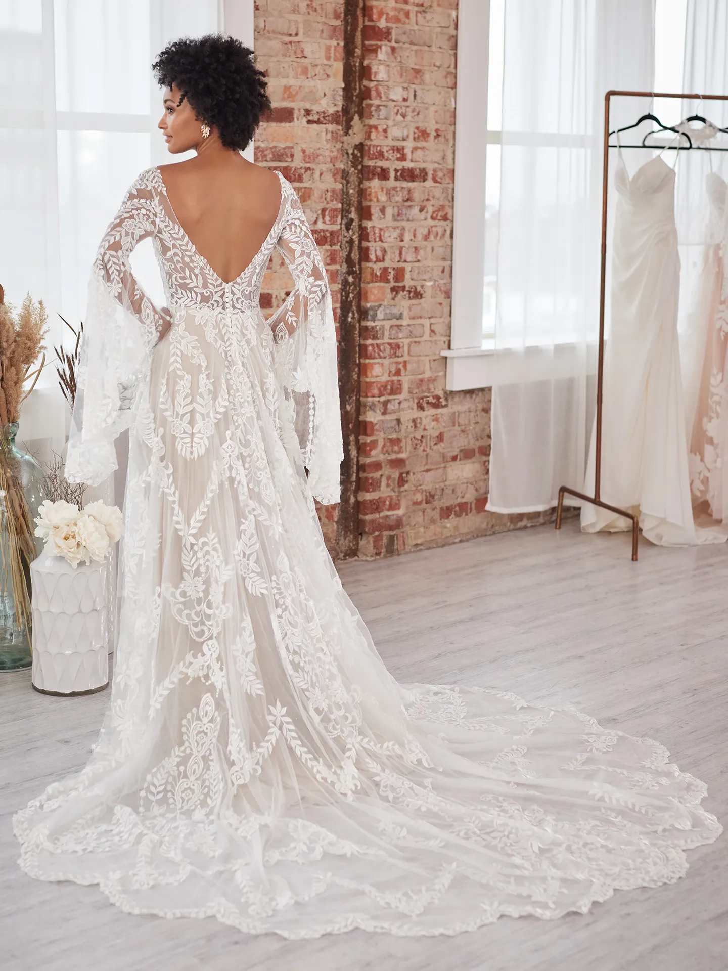 Sottero and Midgley A Line Wedding Dress Brooklyn 22SK005C01 Alt3