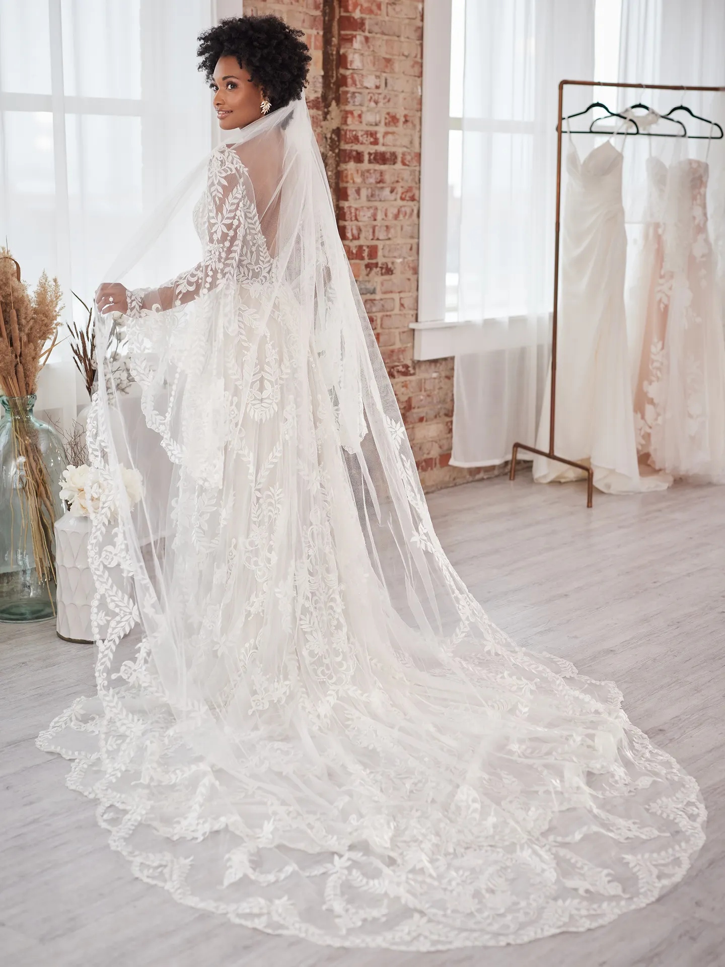 Sottero and Midgley A Line Wedding Dress Brooklyn 22SK005C01 Alt4
