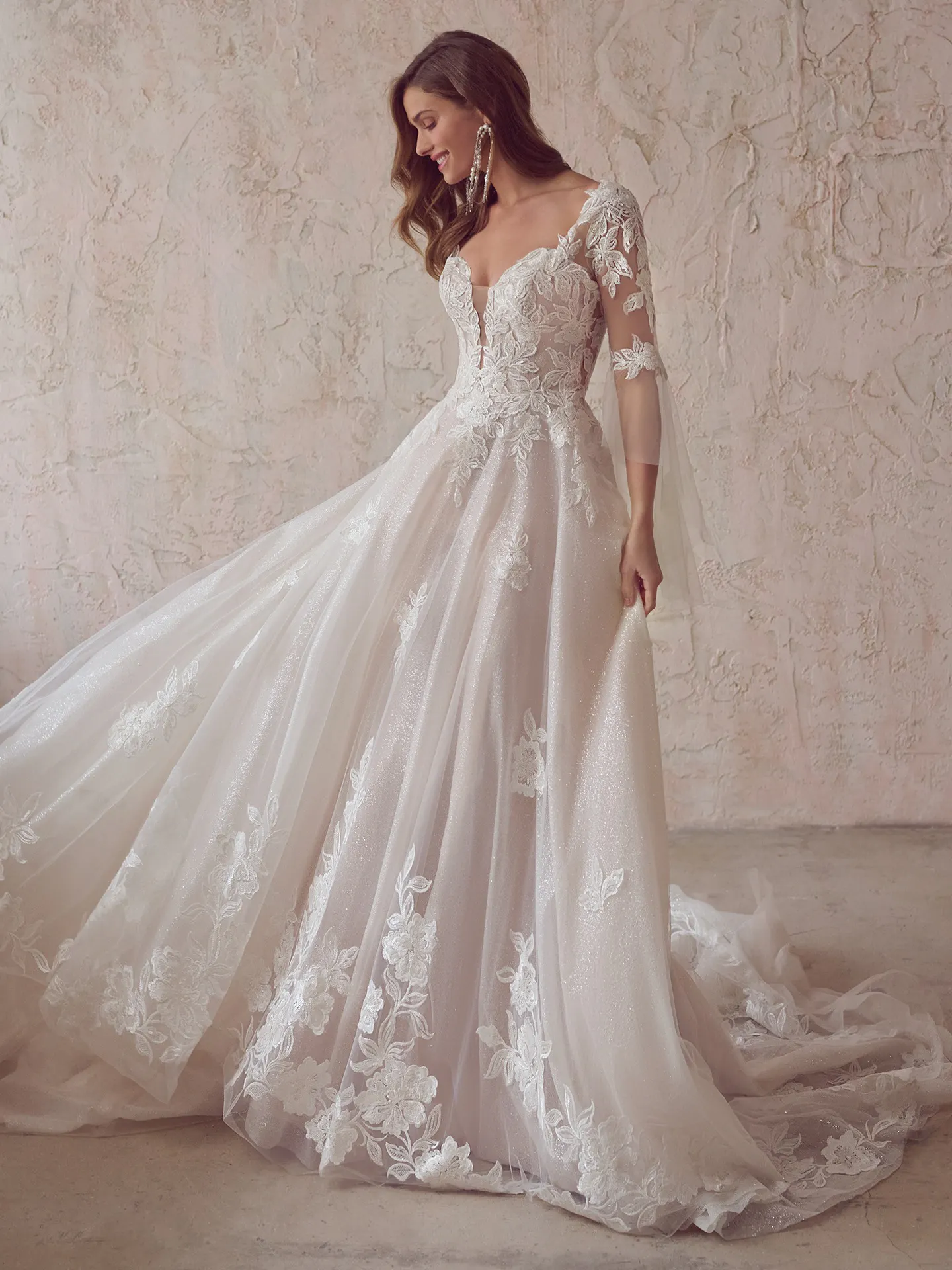 Maggie Sottero A Line Wedding Dress Britney 22MC932A01 Alt4
